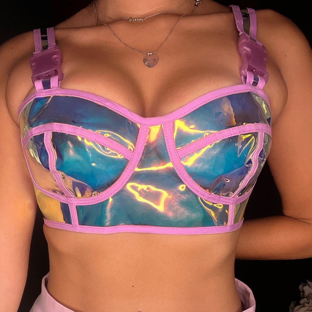 Metallic corset | Dolls kill | festival crop top in Small